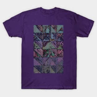 Muted triangles in purple T-Shirt